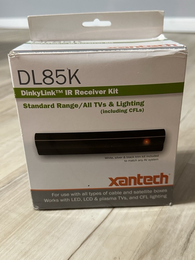 Xantech DL85K LCD/CFL Proof Dinky Link IR Receiver Kit New Open Box