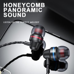 HIFI Bass Stereo Wired Earbuds Headset In-Ear Earphone Headphone MIC 3.5mm USB-C