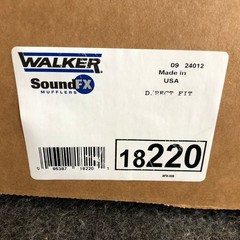 Walker Soundfx 18220 Direct Fit Exhaust Muffler 2.5″ Inlet (id) 2.25″ Outlet