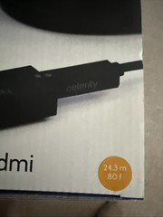 Celerity Fiber Optic With Detachable HDMI Connector 80ft 4K@60Hz Plenum DFO-80P