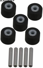 5PCS Pinch Roller with Metal Axle Recorder Reel 13×8.3X6.5×2.5mm for Sharp TC-WR