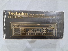 Vintage Technics CQ-DP25EC Pull-out AM/FM CD Player Very Rare NEW OPEN BOX