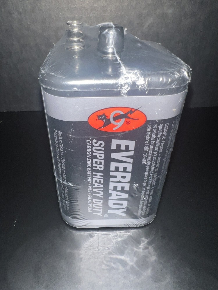Eveready 6V Battery Super Heavy Duty 6 Volt Battery Brand New Sealed