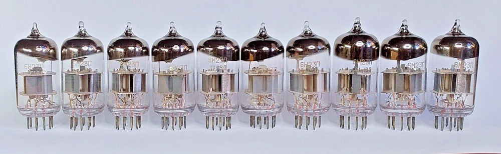 US Stock! 10x 6N23P / 6DJ8 / ECC88 / 6Н23П Same Date Vacuum Tubes NEW