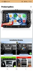 Android 15 VW Car Stereo 7″ Wireless CarPlay Android Auto 4GB+128GB GPS NEW
