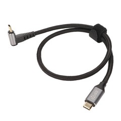 .›(50cm)90 Degree USB C Cable Angled USB C Extension Cable 4K 60Hz Professional