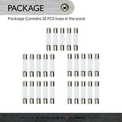 25pcs 15A Amp Quartz Glass Tube AGC Fuse Nickel Auto Car Fast Quick Below 6*30mm