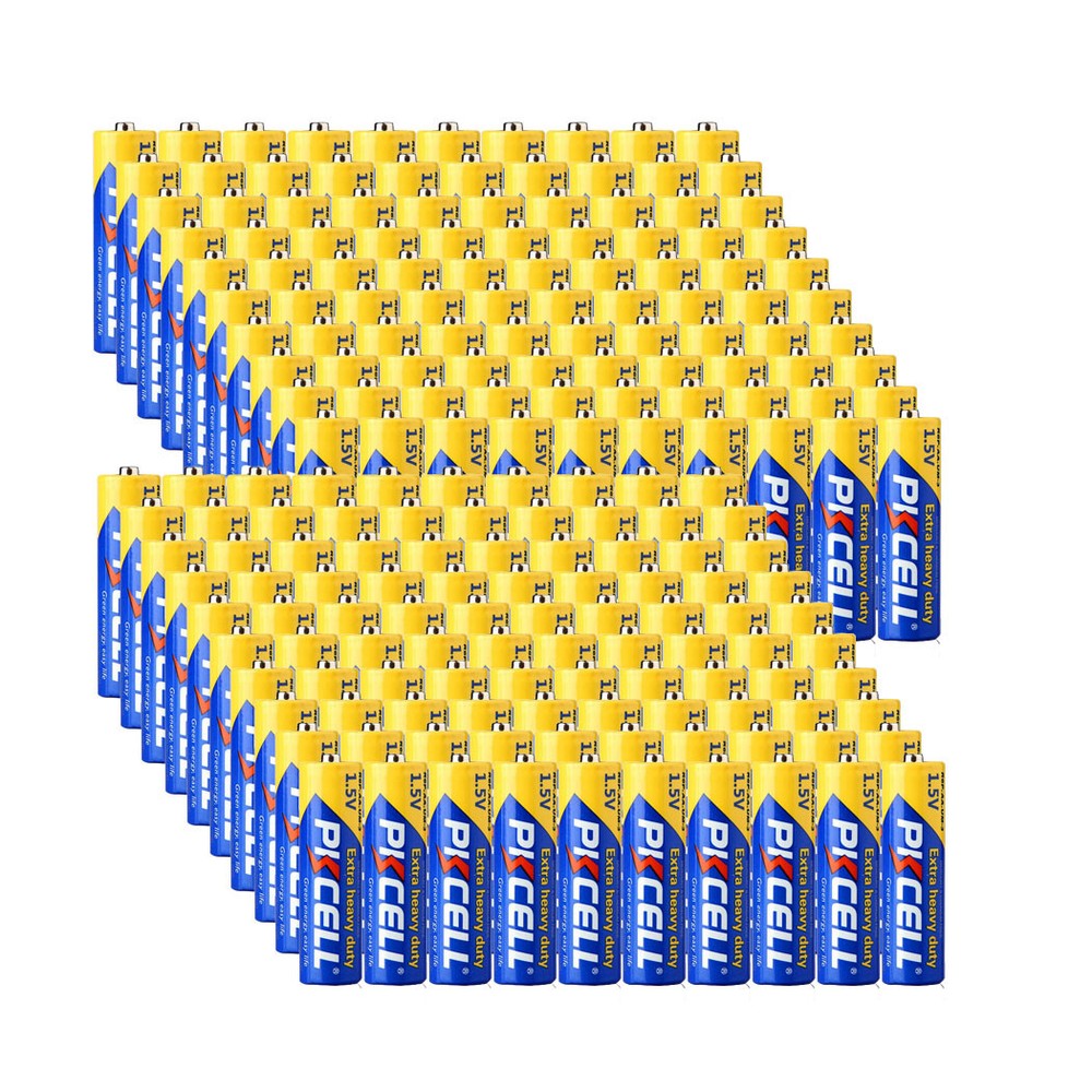 500pcs Super Heavy Duty R6P UM3 EN91 1.5V Zinc-Carbon AA Double A Batteries