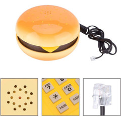 Cute Hamburger Shape Cheeseburger Burger Phone Telephone Desktop Home Decor Gift