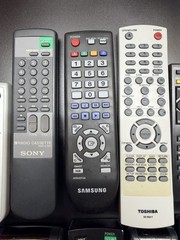 Mixed Bulk Lot of 35 Untested Remote Controls All with Covers Sony JVC Toshiba