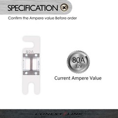 Conext Link AFS80-10 Nickel 80 Amp AFS Fuse 10 Pack 80