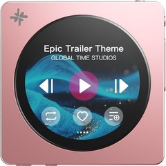 FIIO DISC Portable Music Player,Dual DAC 3.5/4.4mm BT5.4 LDAC Touchscreen (Pink)