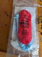 Vintage NOS Western Electric Modular Spring Cord Blue Standard H4DU 62