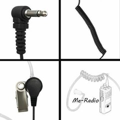 3.5mm Listen Only Acoustic Headset Earpiece Compatible with Two Way Radios