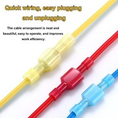 240X Insulated Spade Terminal Male Female Crimp Quick Disconnect Wire Connectors