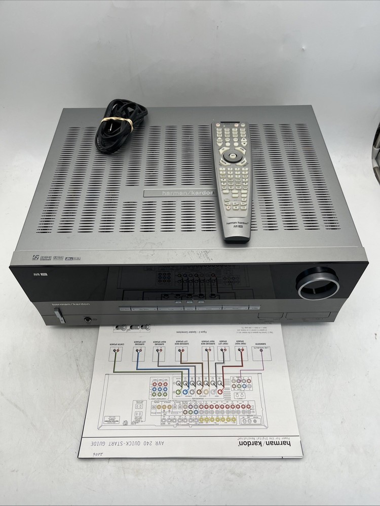 Harmon/Kardon AVR 240 7.1 Channel 50 Watt A/V Receiver