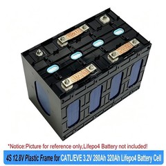 12V Battery Frame for 3.2V CATL EVE 280Ah 320Ah 360Ah Lifepo4 Plastic Holder Kit