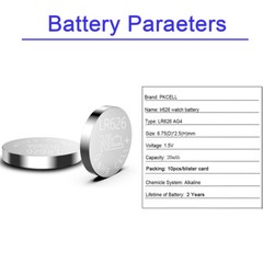 AG4 SR626SW,377 LR6261.5vALKALINE BUTTON/COIN WATCH BATTERIES/BATTERY