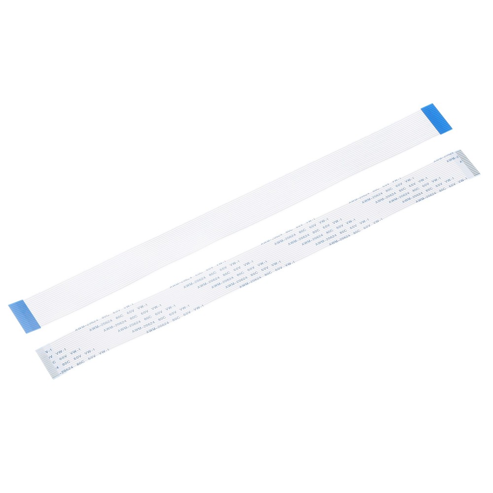 Flexible Flat Cable, 250mm 1mm Pitch 18 Pins FPC FFC Flexible Ribbon Cable 10Pcs