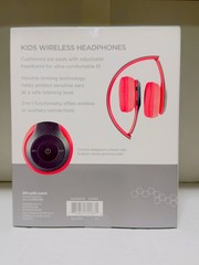 Ativa Kids Wireless Headphones Black – Cushioned Ear Pads – NEW