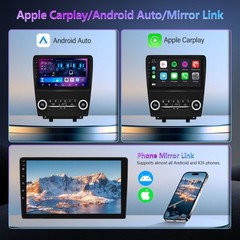 For 2010-2014 Ford Mustang 10.1″ Stereo CarPlay 2+32G GPS Navigator Radio WiFi