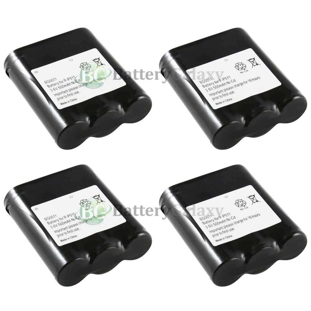 4 Home Phone Rechargeable Battery for Panasonic KX-TGA270 KX-TGA270S 500+SOLD