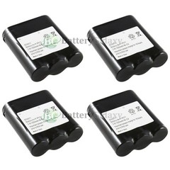 4 Home Phone Rechargeable Battery for Panasonic KX-TGA270 KX-TGA270S 500+SOLD