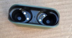 JLab JBuds GO Air True Wireless Charging Case Only – Green case.