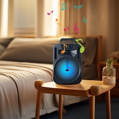 4000W Portable Bluetooth Party Speaker Subwoofer Heavy Bass Stereo Sound System
