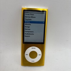 Apple iPod Nano 5th Generation 8GB Yellow A1320 Video Camera MP3 Player