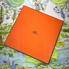 HERMES Carré90 Silk Scarf White 90cm x 90cm 100 Silk