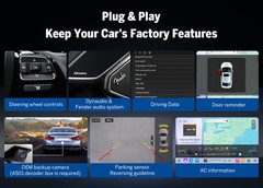 Eonon VWX6S PRO QLED 8+128 9″Android for VW Jetta MK5 MK6 Car Stereo CarPlay SWC