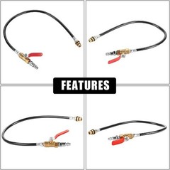 Air Valve Holder Pressure Pipe Cylinder Leakage Testing Assistant Tool with Ball