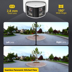 ANNKE 8MP 4K 6MP Full Color PoE Security Camera Dual Lens Two-Way Audio Outdoor
