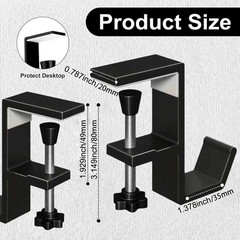 Headphone Stand – Aluminum Alloy Headphone Holder, under Headset Stand for Desk