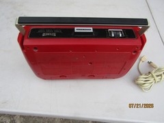 Vintage PANASONIC 8 Track Player RS-833S Stereo Red Swiss Cheese Tested Works