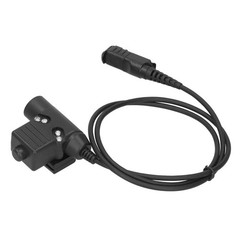 Portable Metal+ABS Walkie-Talkie Headset PTT Cable For Motorola Radio P6600 6620