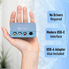 Video to USB Lite – USB Audio Video Capture Device – Input AV, RCA, S-Video, …