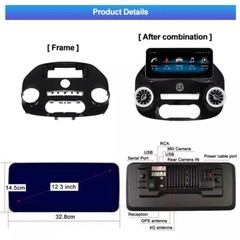 NEW 12.3″ HD Car Radio GPS Navigation Android 6+128GB For 14-22 Benz Vito Metris