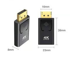 LOT 100 x DisplayPort DP Male to HDMI Female Converter Adapter Plug 4K 1080P