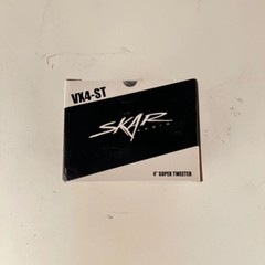 USED SKAR AUDIO VX4-ST 4-INCH 600 WATT TITANIUM BULLET SUPER TWEETER – SOLD EACH