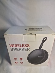 VTIN Waterproof Bluetooth Wireless Speaker #BH221A Black Lightweight, TF Card