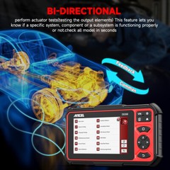 Bidirectional Scannner OBD2 Automotive Diagnostic Tool All System Active Test