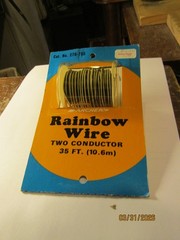 Archer Radio Shack Rainbow Hookup 2 Conductor Copper Wire 35 Ft 278-755 NOS USA