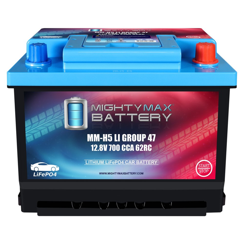 Mighty Max MM-H5LI Group 47 12.8V Lithium Replaces Nissan Almera (Non-US) 01-07