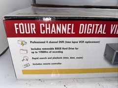Lorex Four Channel Digital Video Recorder DVR L154-81 Open box 80gb Hard Drive