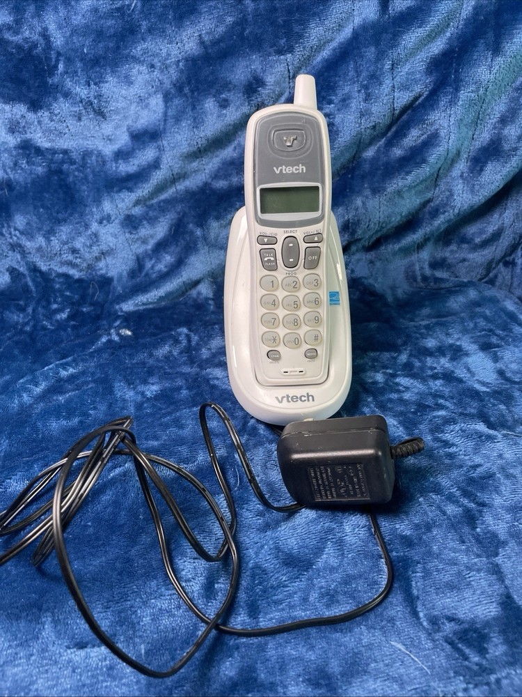 VTech CS2111 2.4GHz Cordless Phone 1 Handset White Caller ID Call Waiting