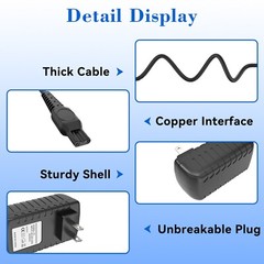 Charger for Philips-Norelco-HQ8505 9000 7000 5000 3000 Series Electric Shaver