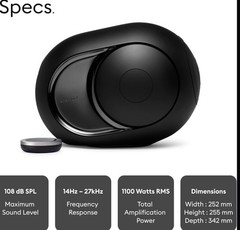 Devialet – Phantom I 108dB – High-Fidelity Wireless Speaker – Dark Chrome