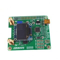 MMDVM_HS_Dual_Hat Duplex MMDVM Hotspot P25 DMR YSF NXDN Pi Revision 1.3 + OLED